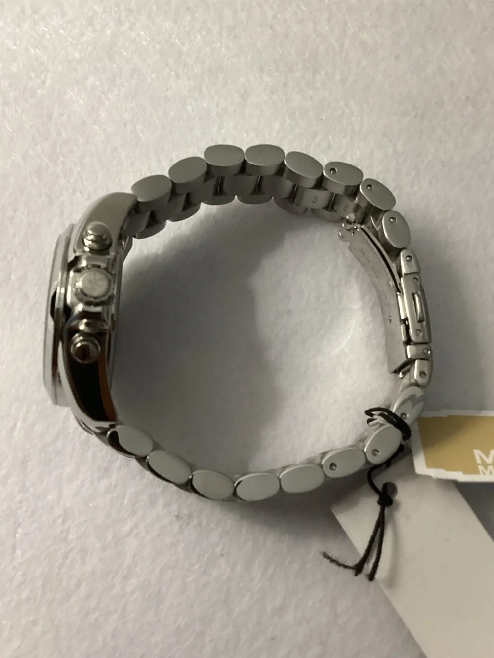 Michael Kors Bradshaw Silver-Tone Stainless Steel Bracelet Watch 36mm